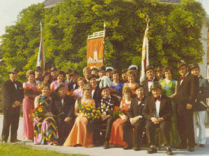 Schützenverein Stromberg Thron 1974